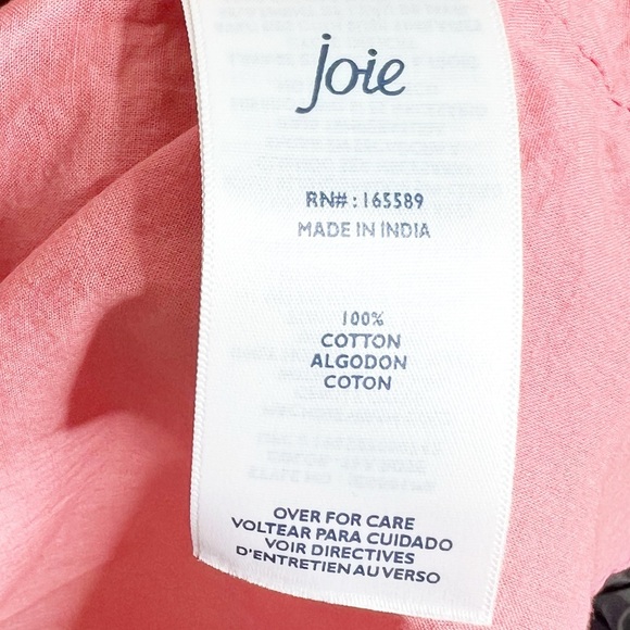 New with Tags Joie Women's Tea Rose Tiered Relaxed Fit Cotton Summer Maxi Dress - Picture 15 of 16